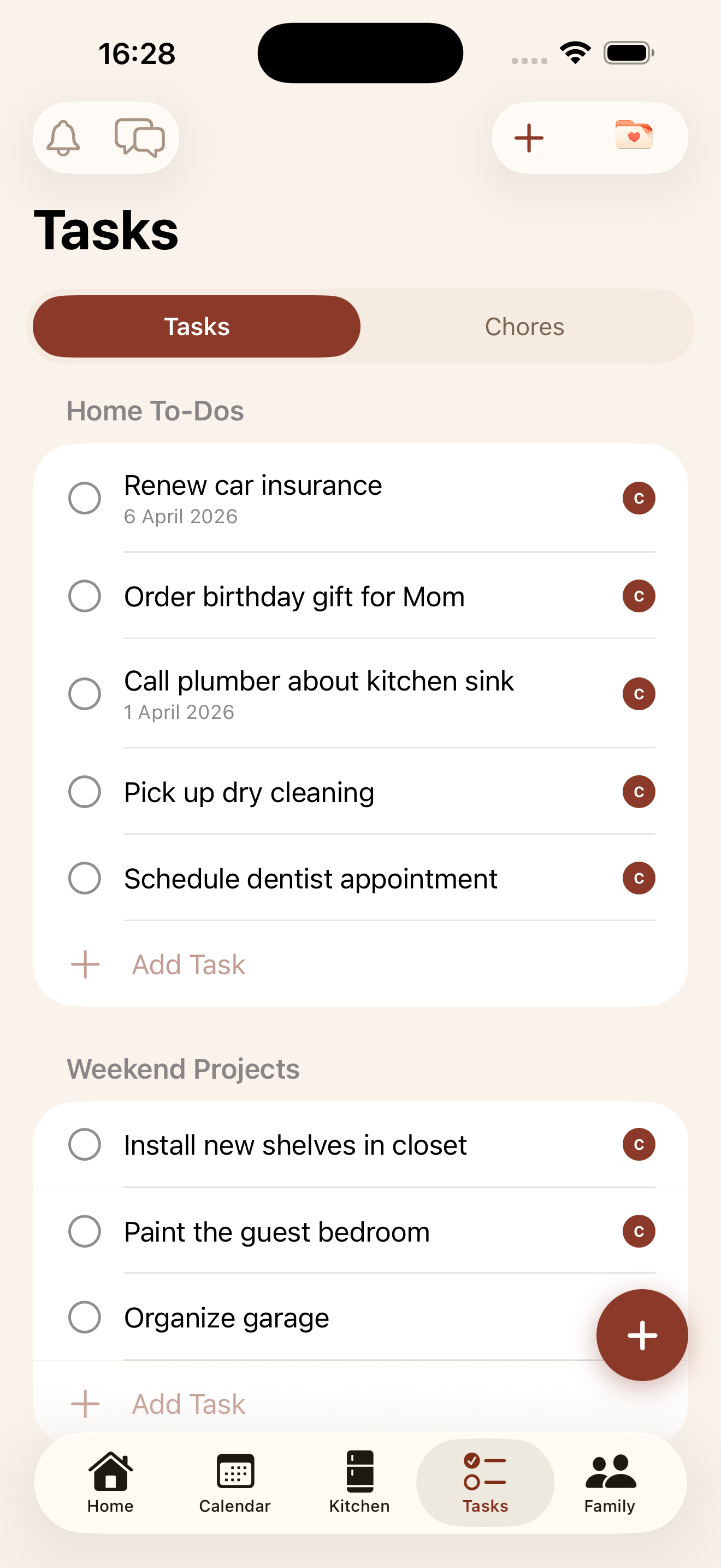Task Lists